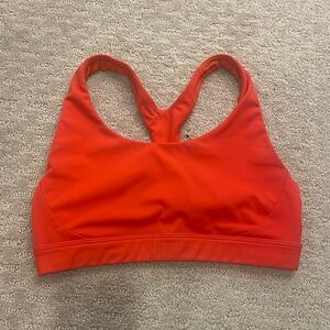 Orange/Red Athleta Sports Bra